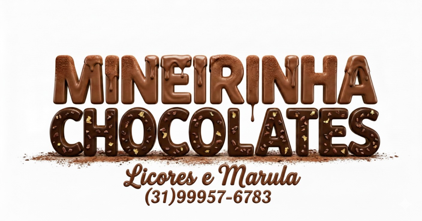 Mineirinha Chocolates — licores e marula — telefone (31) 99957-6783
